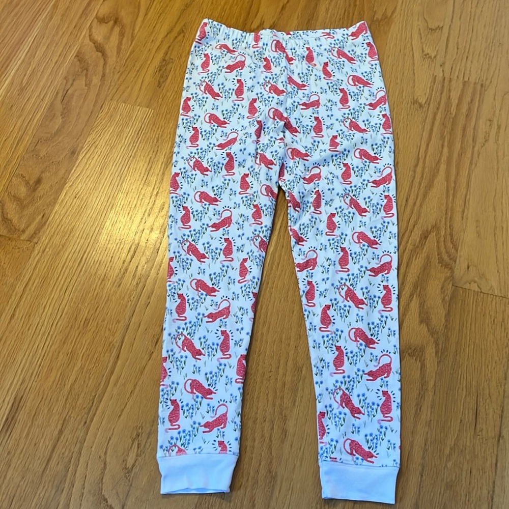 Roller rabbit pink cheetah pajama bottom size 12